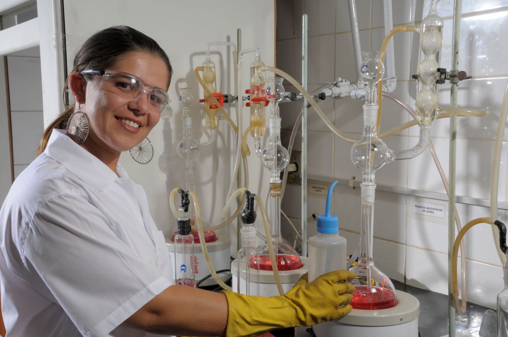 Laboratory staff, Brazil