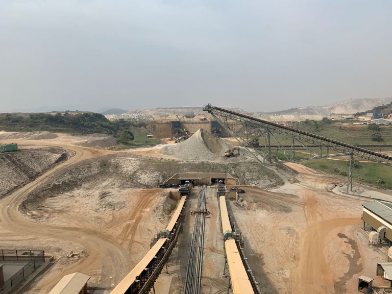 Overlooking the crushing circuit, Kibali, DRC [thumbnail]