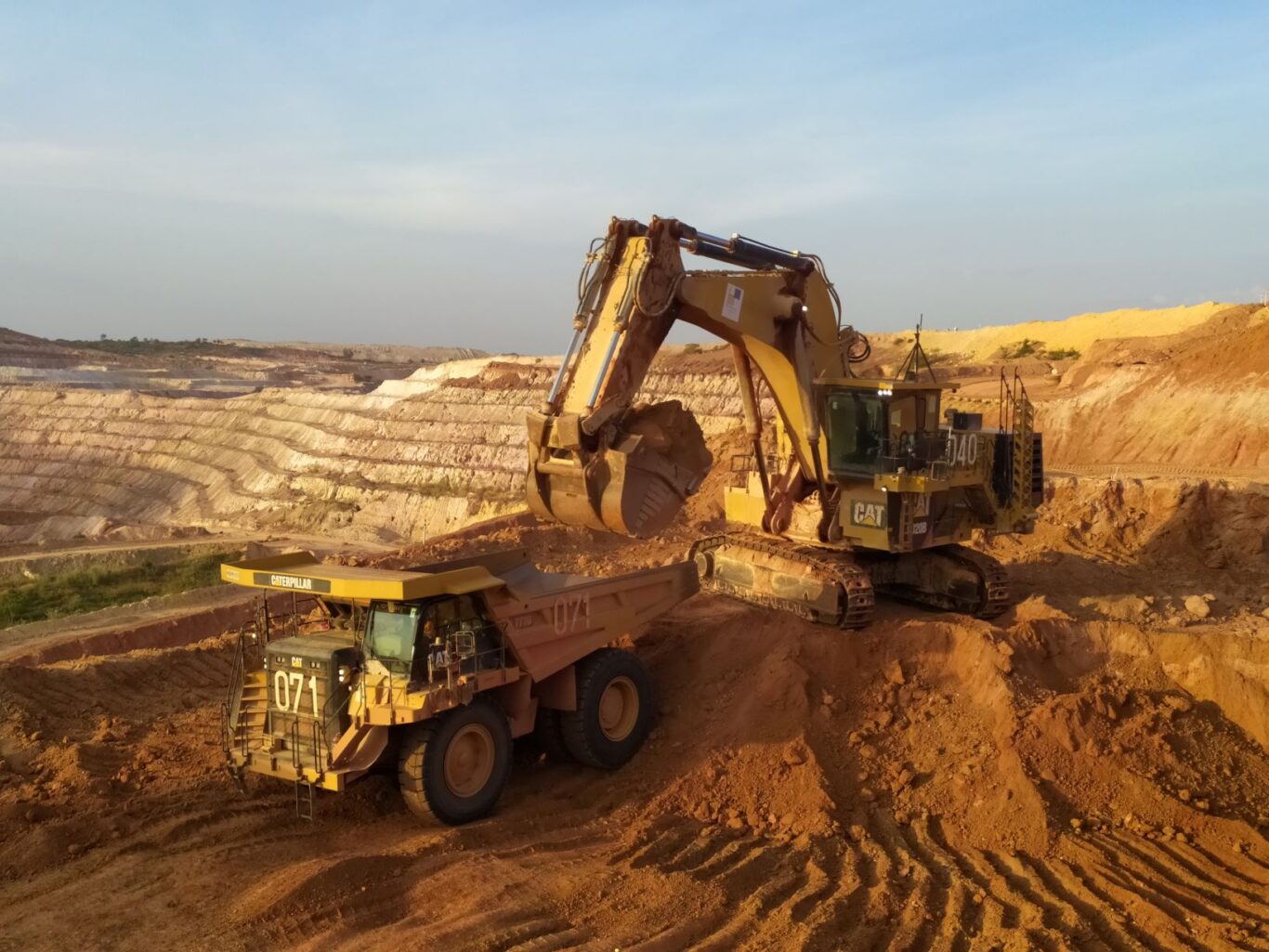 Open pit mine, Siguiri, Guinea